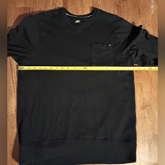 Nike SB Pocket Crewneck Sweatshirt Men's Large Black Skateboarding Long Sleeve - Picture 10 of 10